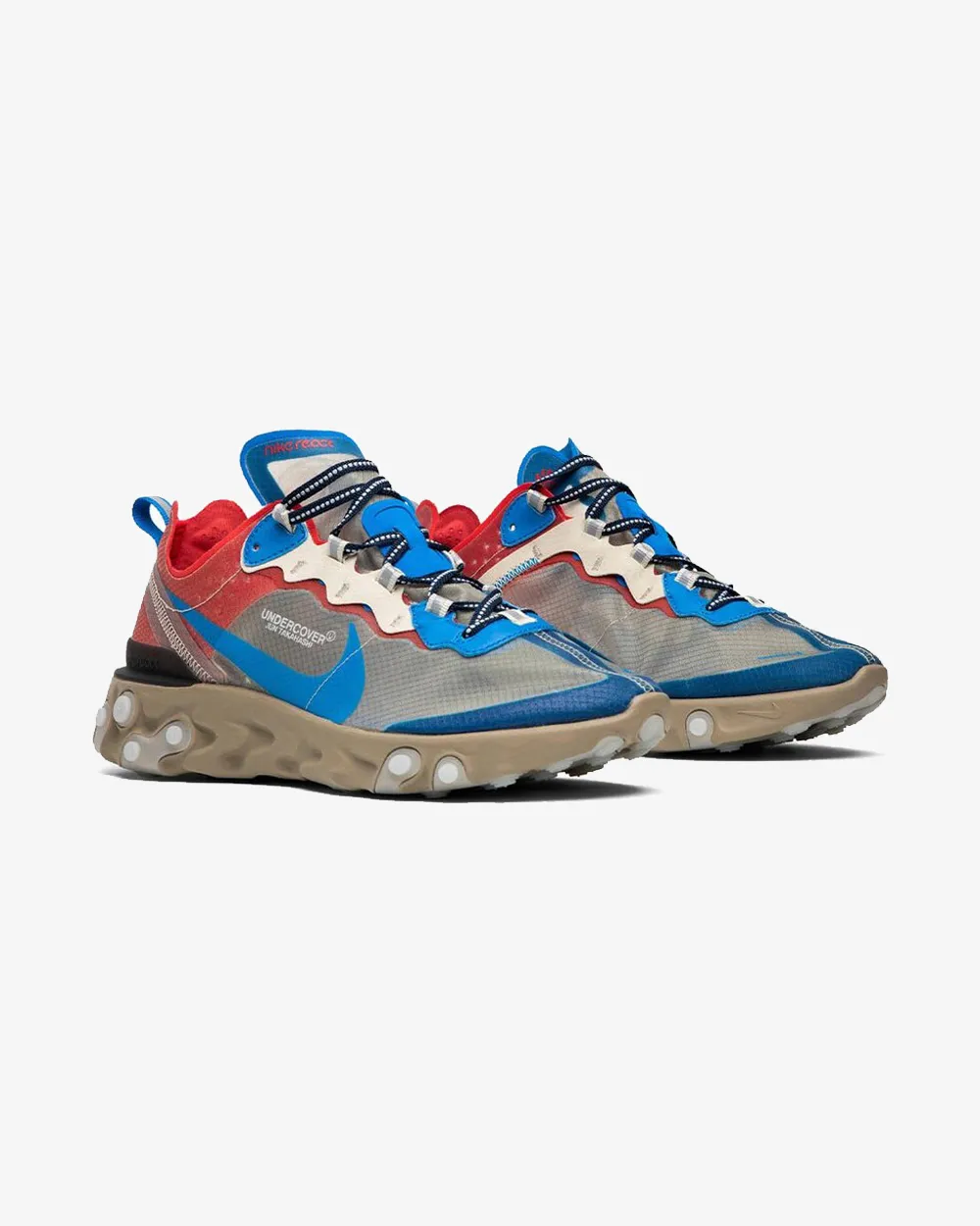 NIKE X UNDERCOVER REACT ELEMENT 87 BEIGE BLUE (NEW) - -