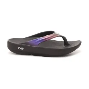 OOFOS OOLALA LUXE BLACK/ATLANTIS - WOMENS