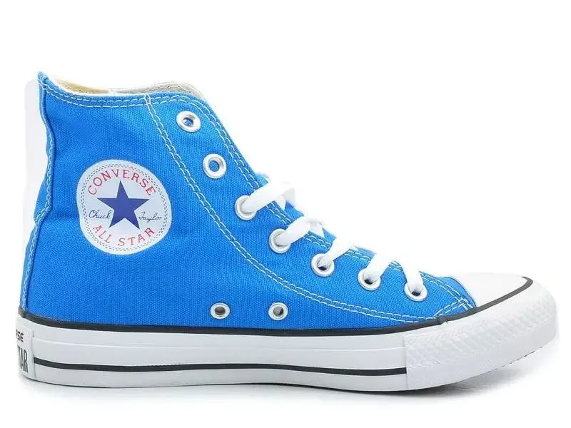 Original Converse all star shoes Sky blue high unisex sneakers canvas shoes for unisex High Skateboarding Shoes