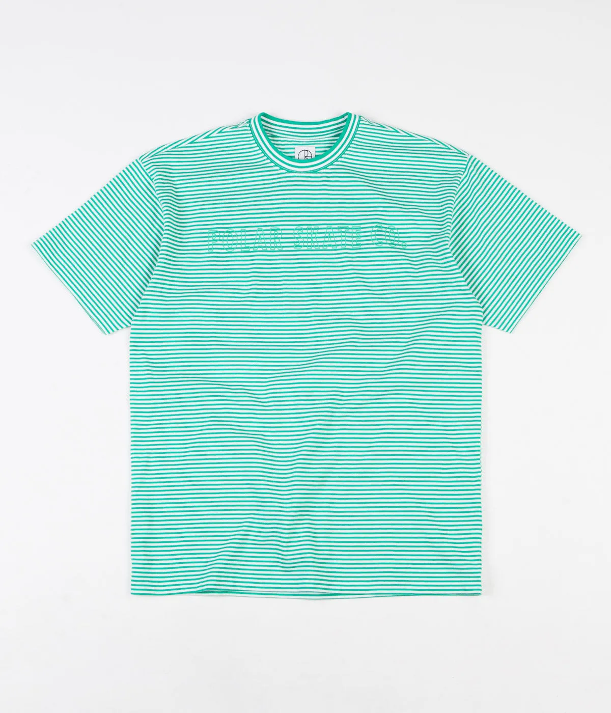 Polar Outline Stripe T-Shirt - Green