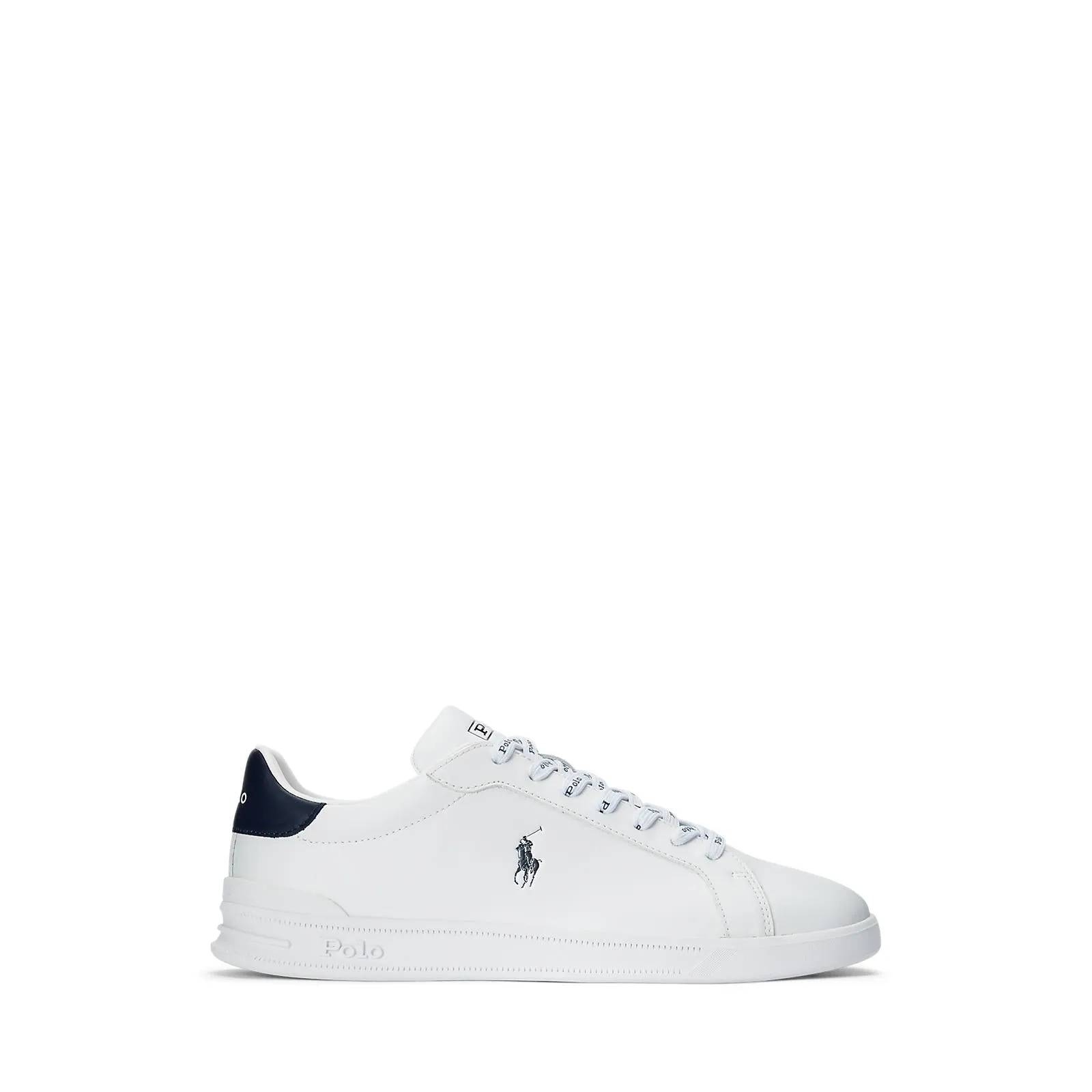 Polo Ralph Lauren - Heritage Court II Sneaker with Navy Logos