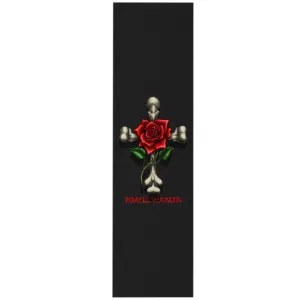 Powell Peralta Rose Cross Griptape Black 9” x 33”