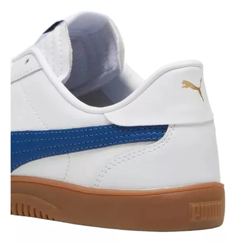 PUMA MEN'S CLUB 5V5 WHITE/ROYAL SNEAKER SHOES