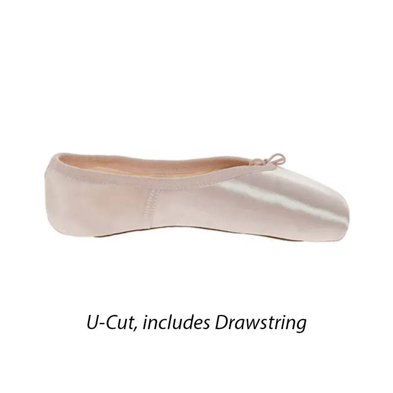 Russian Pointe Almaz U-Cut Drawstring Pointe Shoes - Flexible Hard Shank