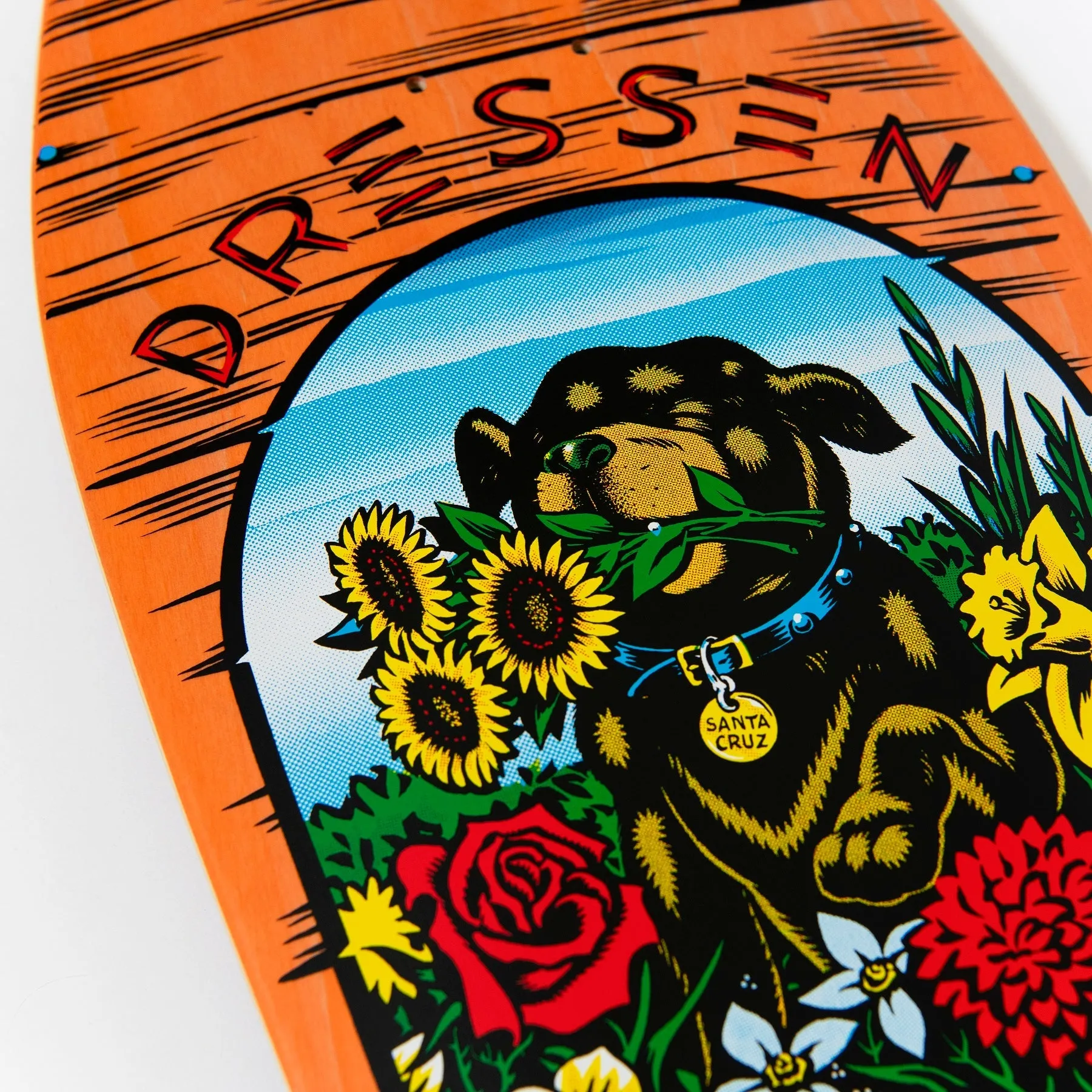 Santa Cruz Dressen Pup Reissue Deck 9.5in x 29.44in