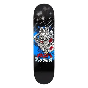 Santa Cruz x Godzilla Mecha Hand Skateboard Deck