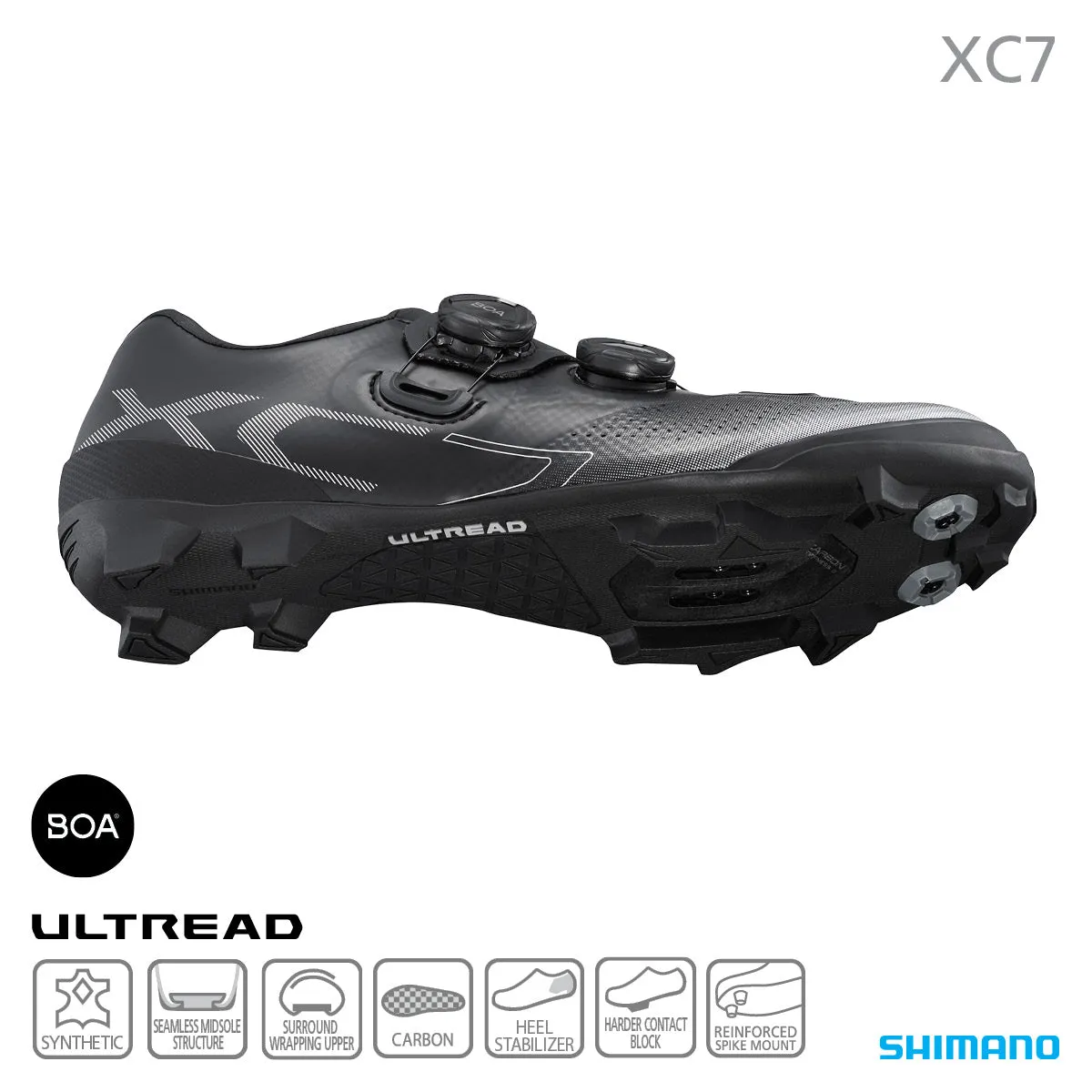 Shimano XC7 Wide Fit MTB Shoe