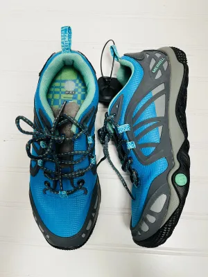 Shoes Athletic By Merrell In Blue & Green, Size: 7