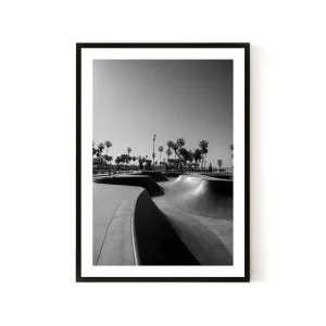 SKATE PARK, FRAMED PRINT