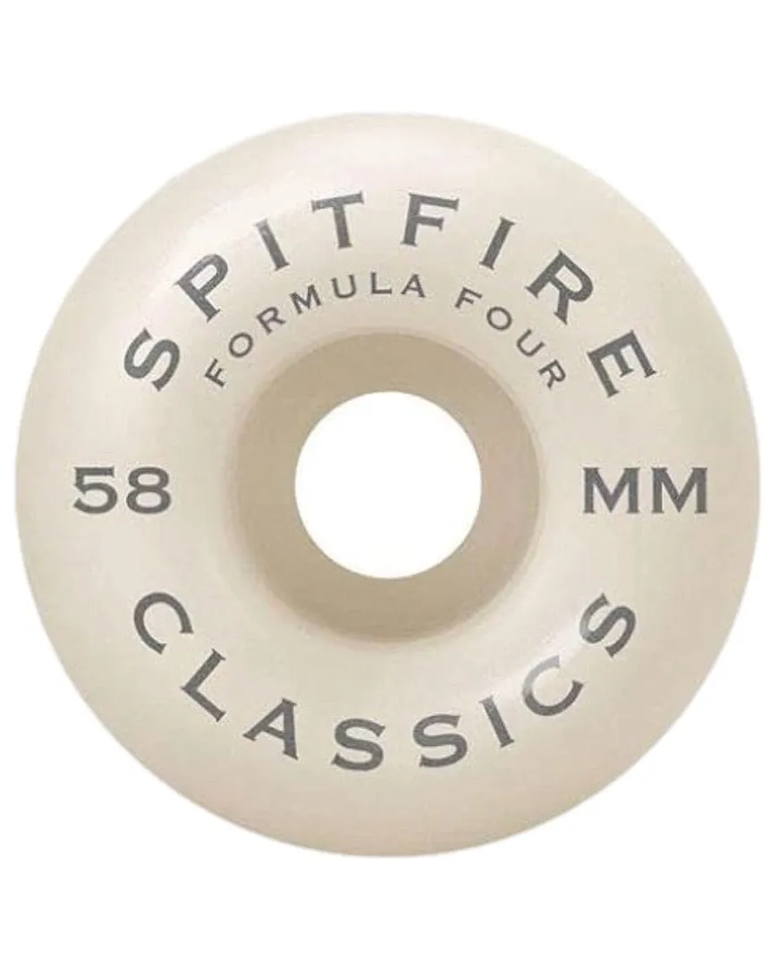 Spitfire F4 99a Classic Purple Wheels - 58mm