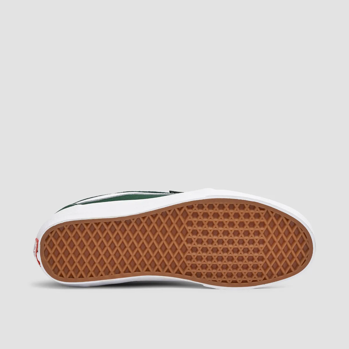 Vans Chukka Low Sidestripe Shoes - Dark Green/White