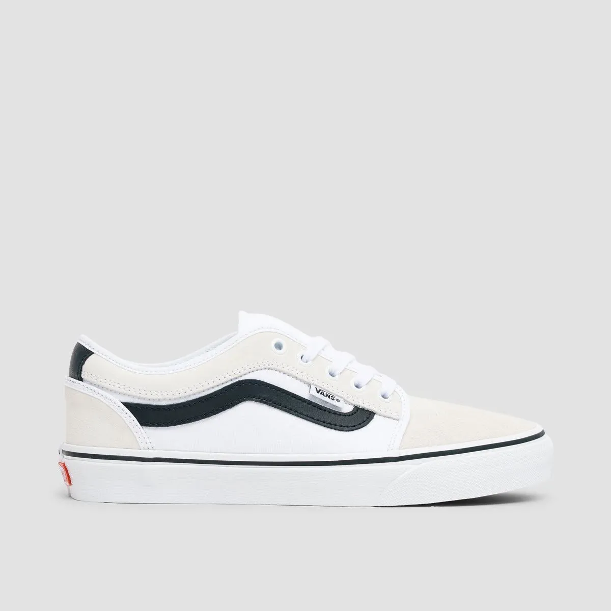 Vans Chukka Low Sidestripe Shoes - White/Black/Gum