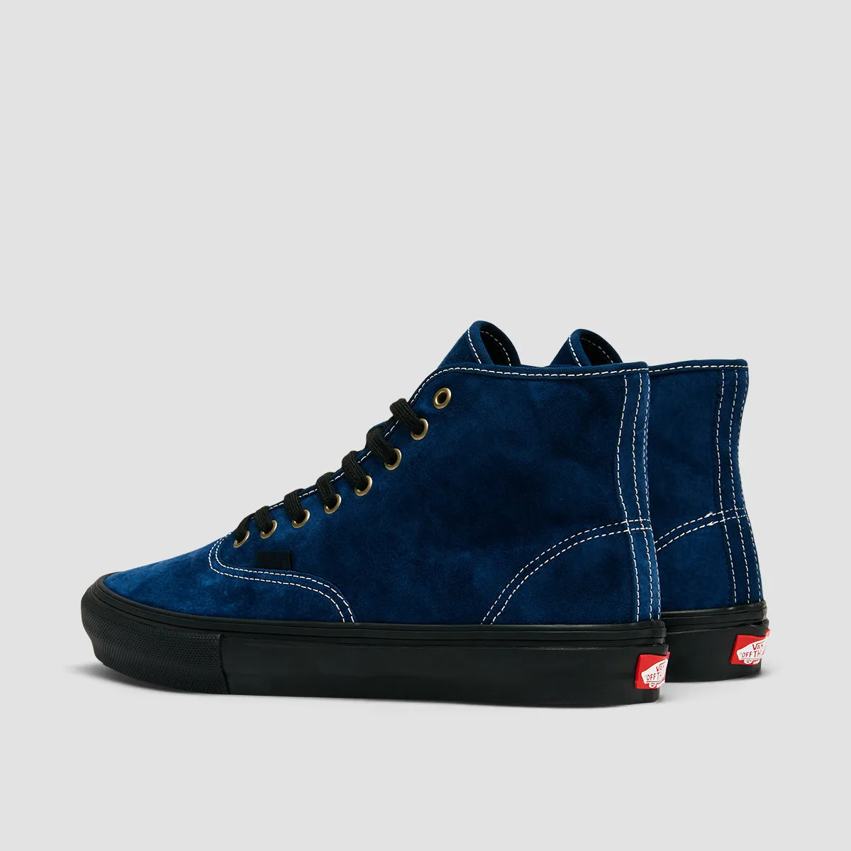 Vans Skate Authentic High Top Shoes - Navy/Black