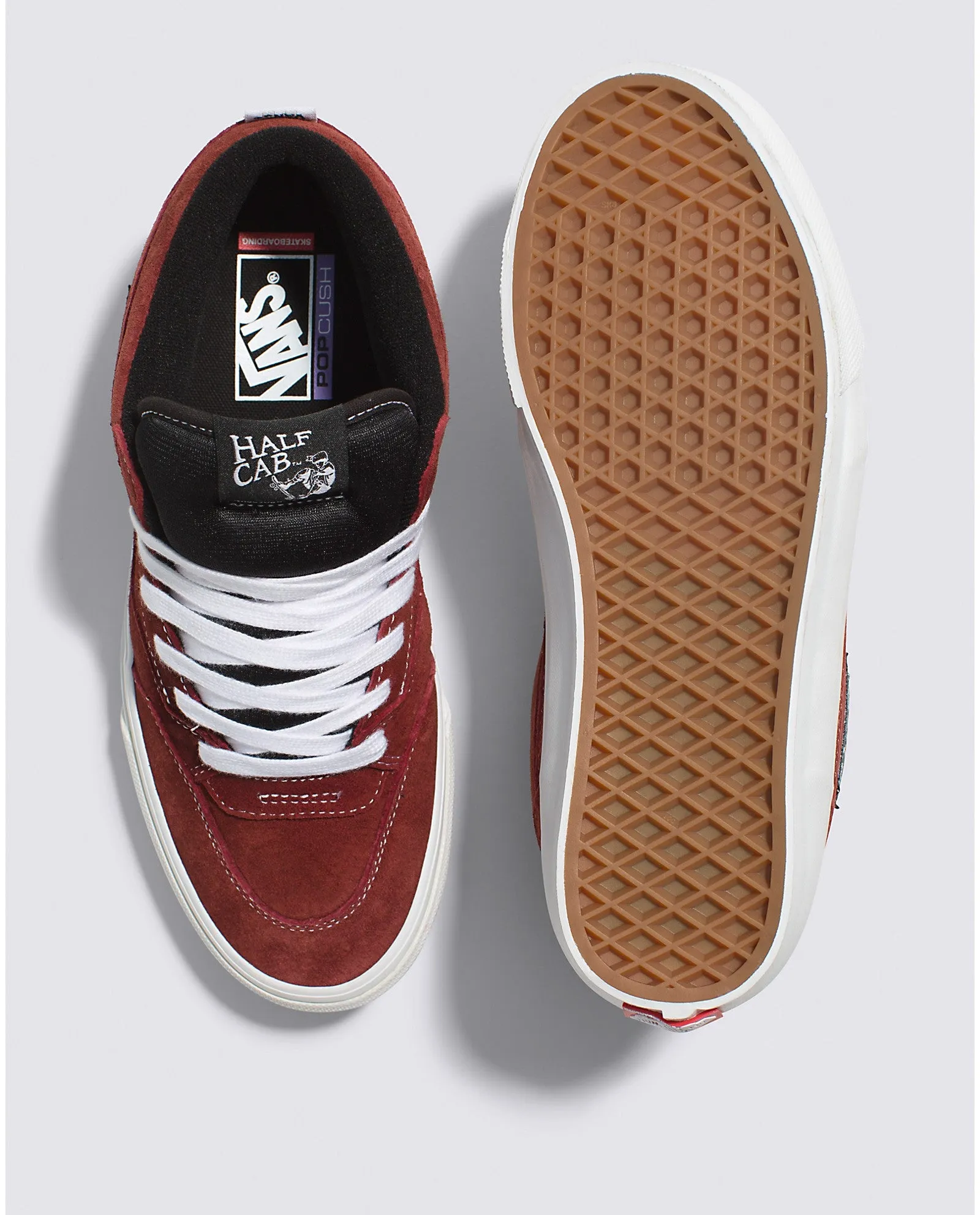 Vans Skate Pig Suede '92 Half Cab Skateboard Shoe - Brick