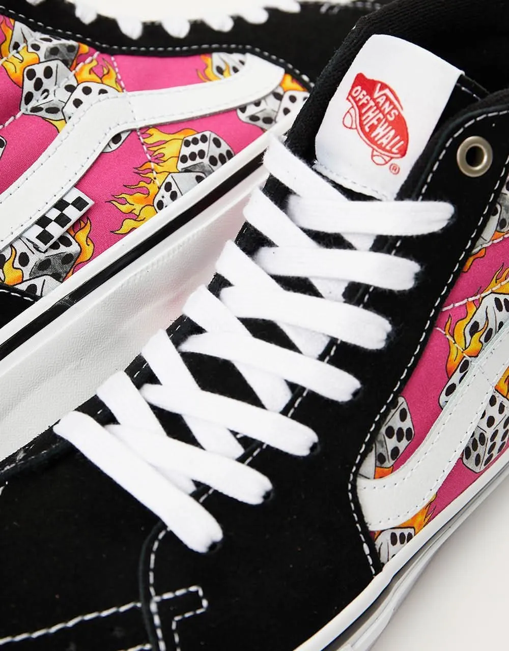 Vans Skate Sk8-Hi Shoes - Fuchsia Fedora