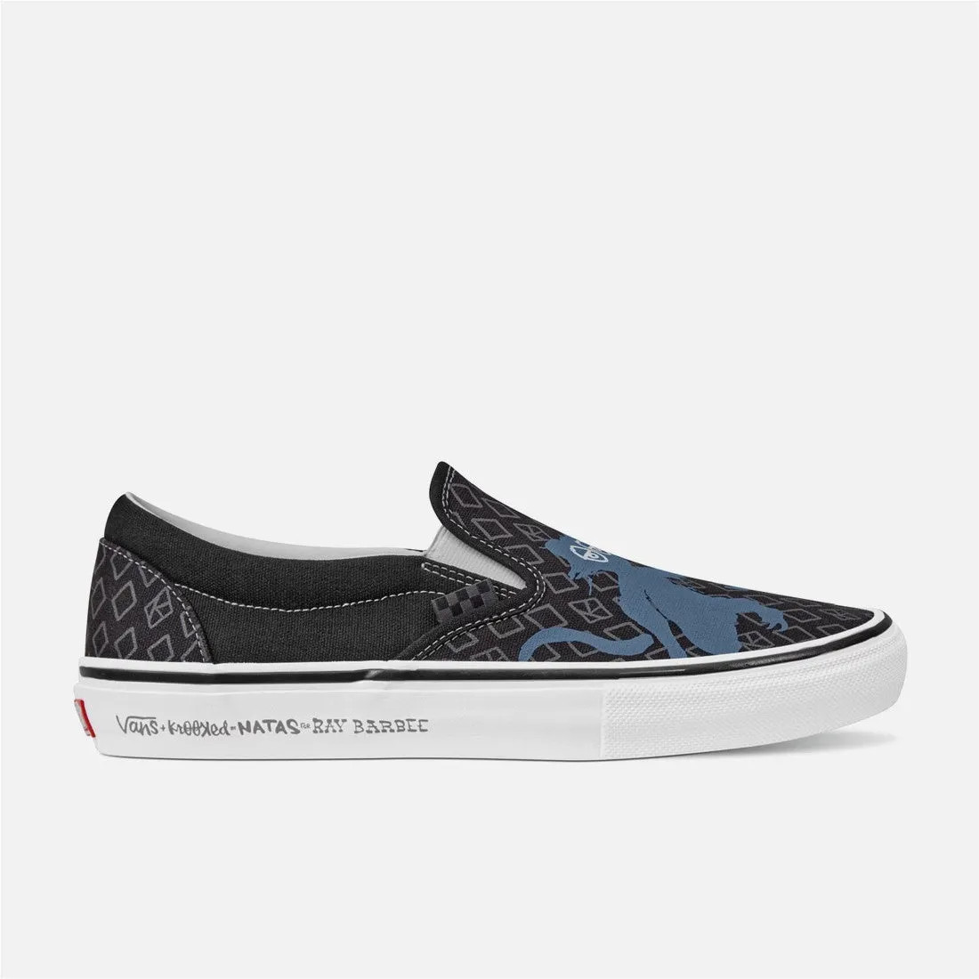 VANS Skate Slip-On (Krooked By Natas For Ray) - Black