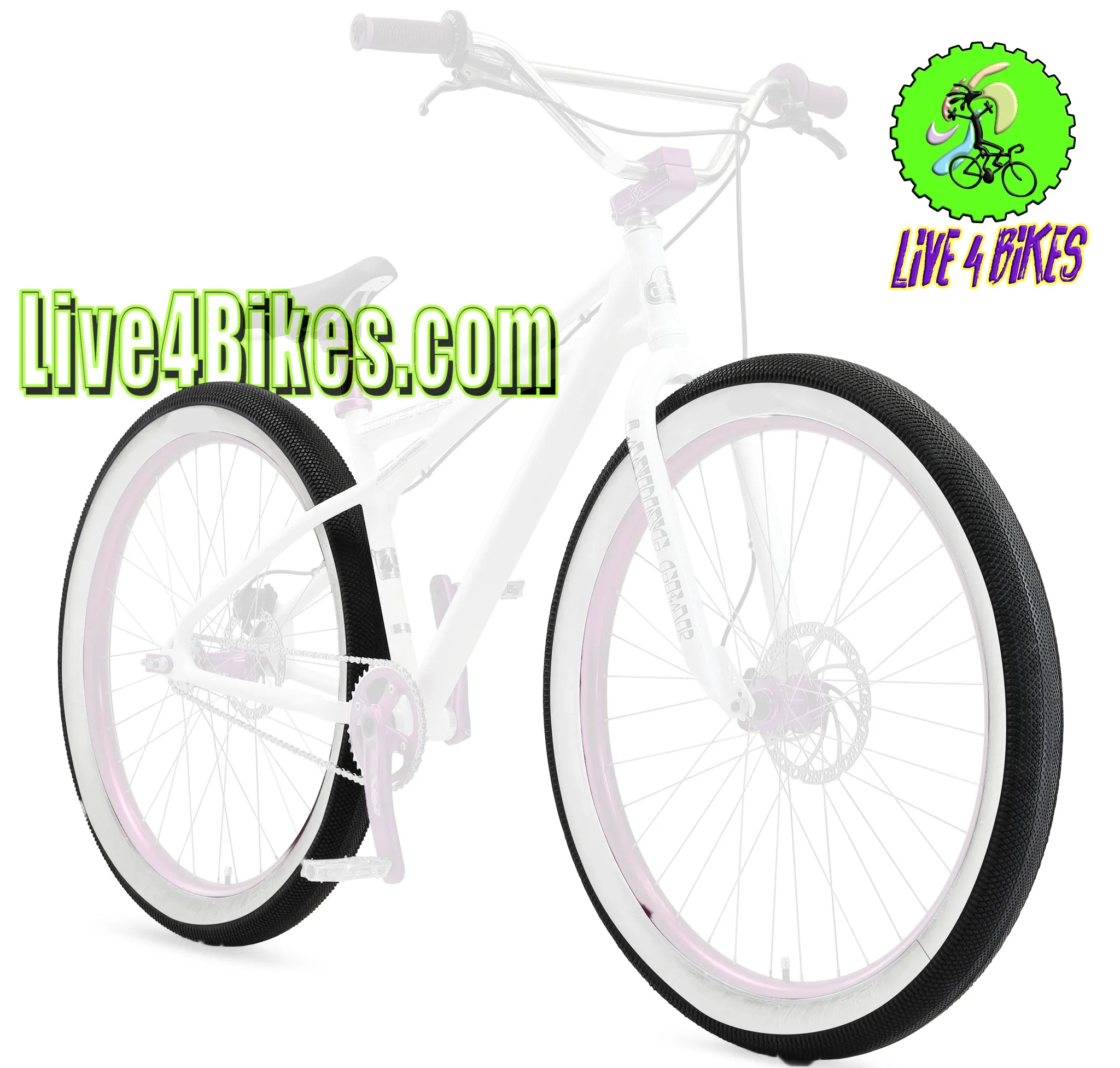 Vee Rubber Speedster 29" White Wall Tires 29x2.30 BMX SE Tire