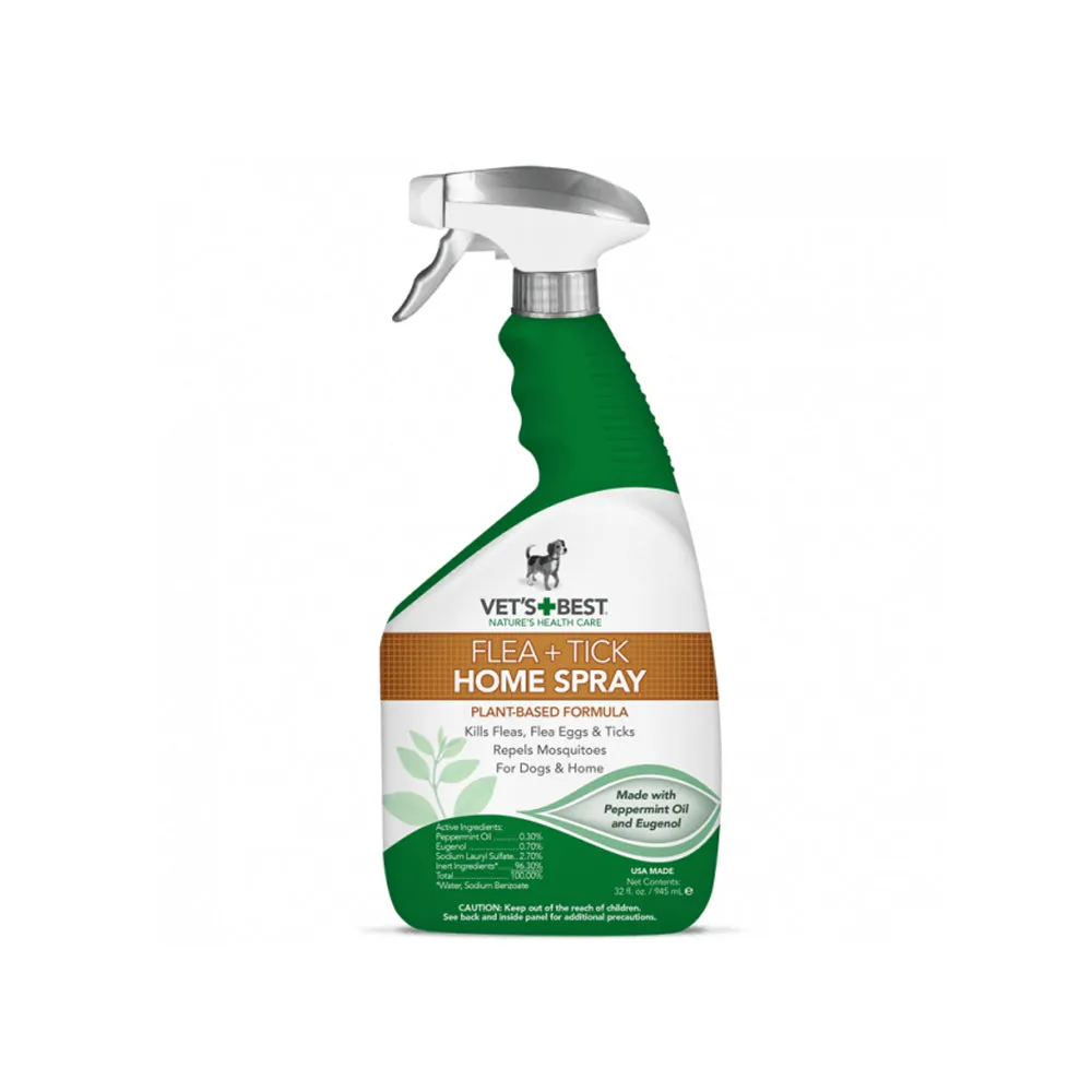 Vets Best Natural Flea   Tick Home Spray Dog