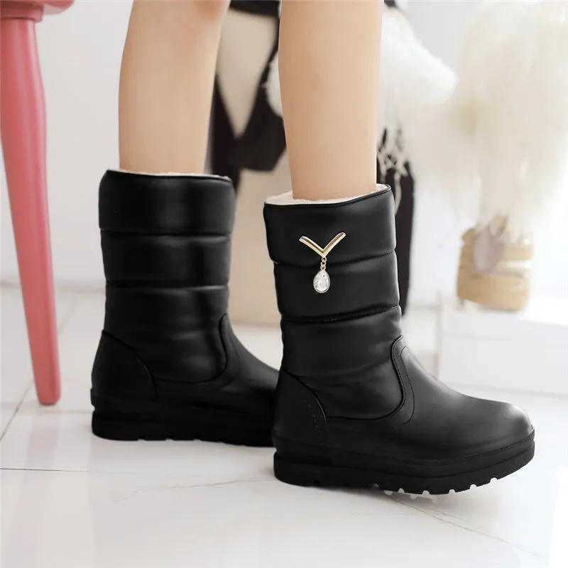 Winter Platform Casual Warm Fur Plush Snow Boots