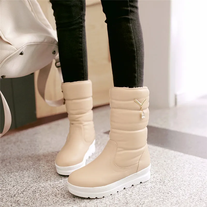 Winter Platform Casual Warm Fur Plush Snow Boots