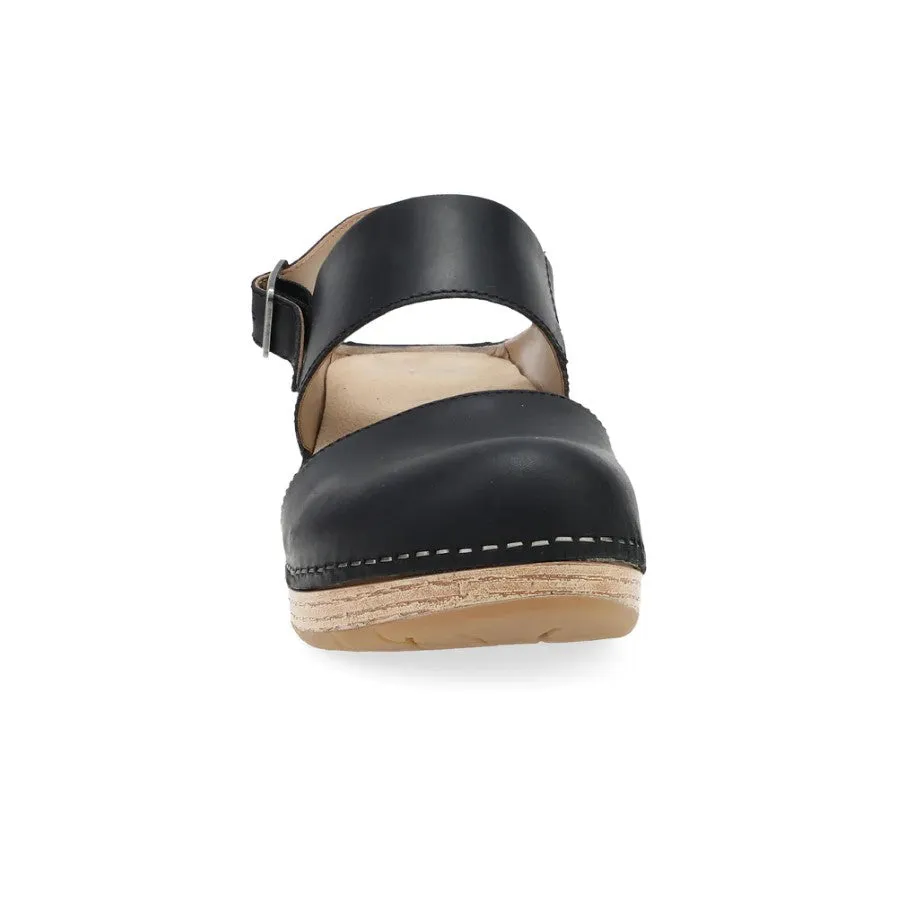 WOMEN'S DANSKO  LUCIA 2218021400  COLOR:  BLACK PULLUP OILED MARY JANE