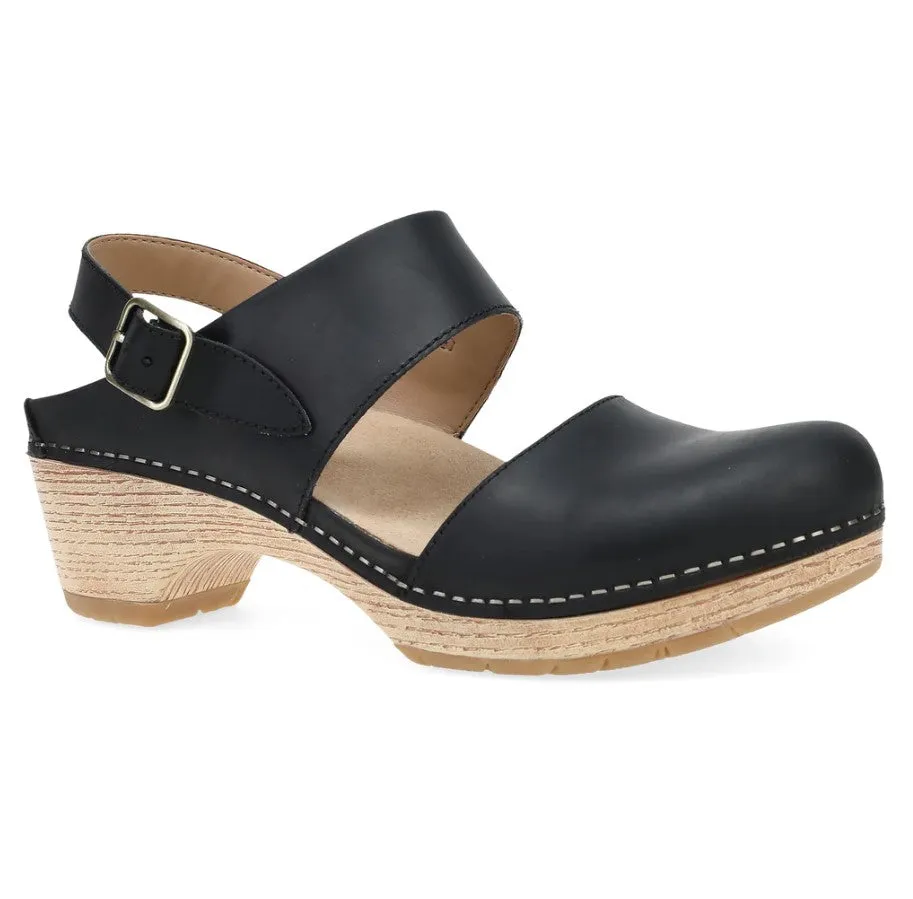 WOMEN'S DANSKO  LUCIA 2218021400  COLOR:  BLACK PULLUP OILED MARY JANE