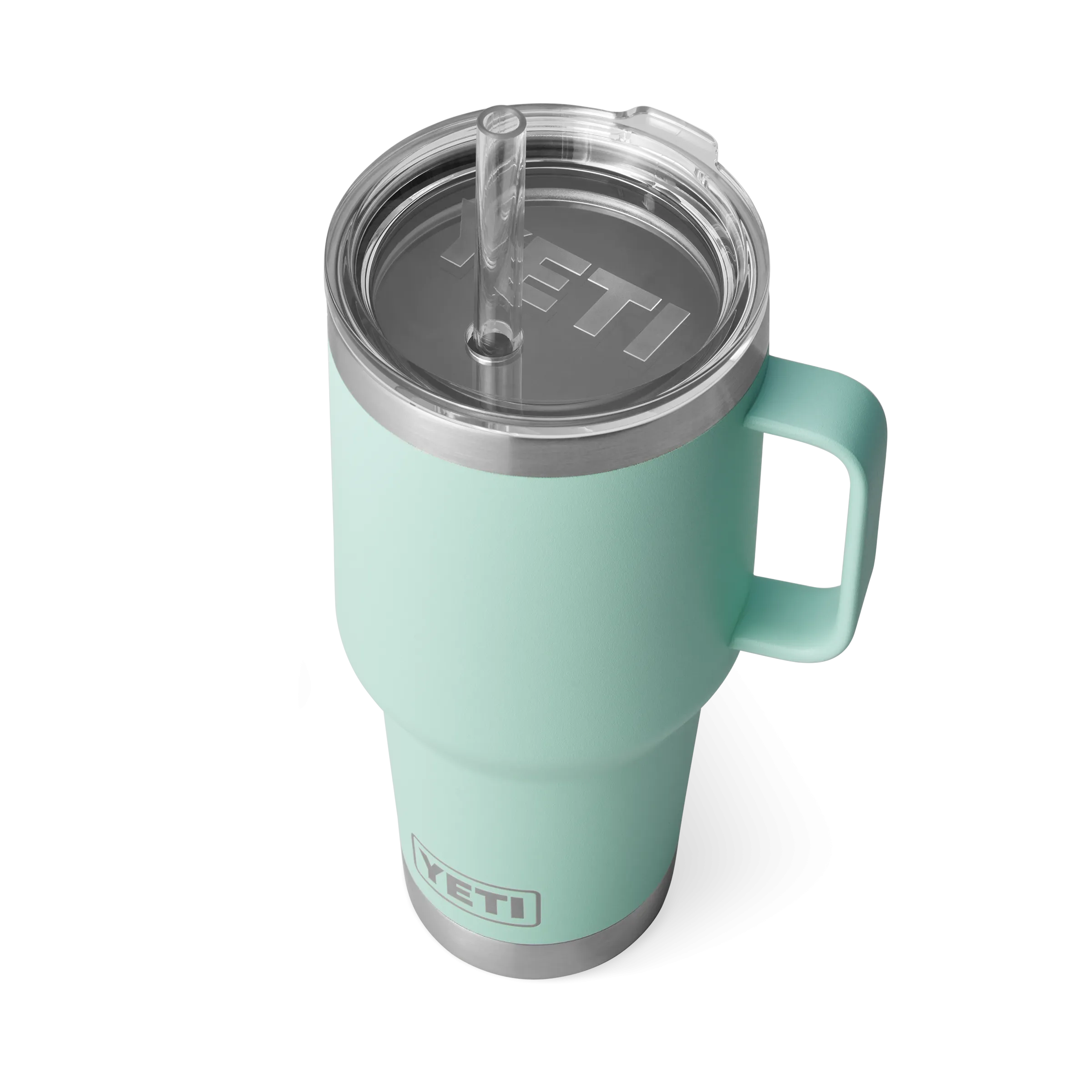 Yeti Rambler 35oz Mug With Straw Lid - Seafoam