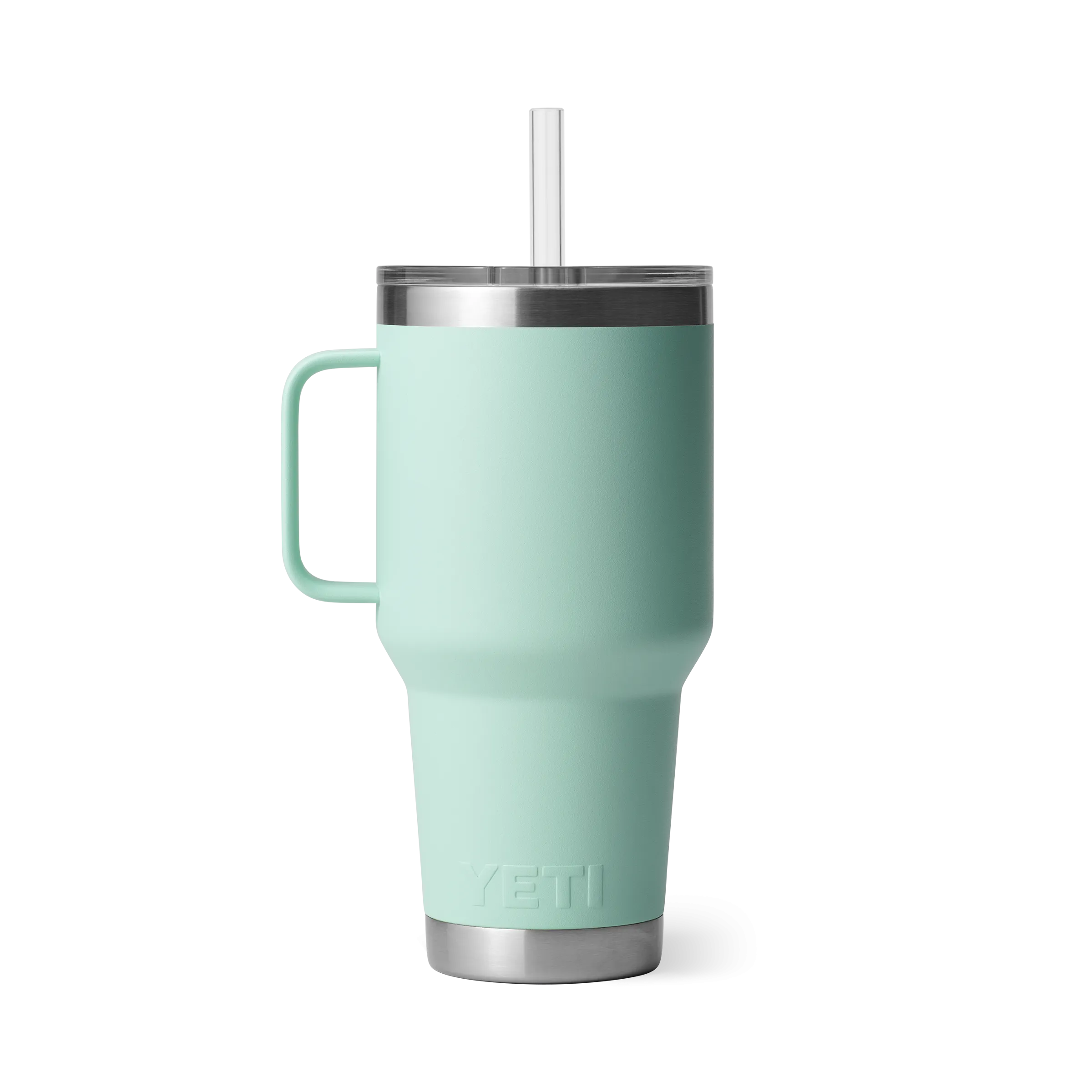 Yeti Rambler 35oz Mug With Straw Lid - Seafoam