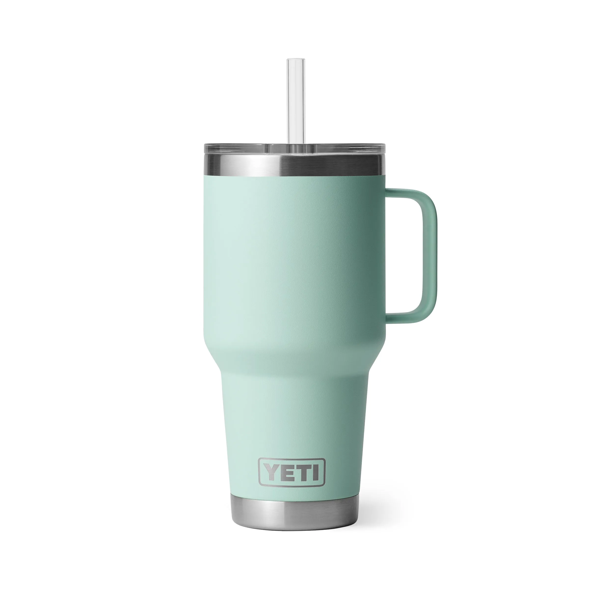 Yeti Rambler 35oz Mug With Straw Lid - Seafoam