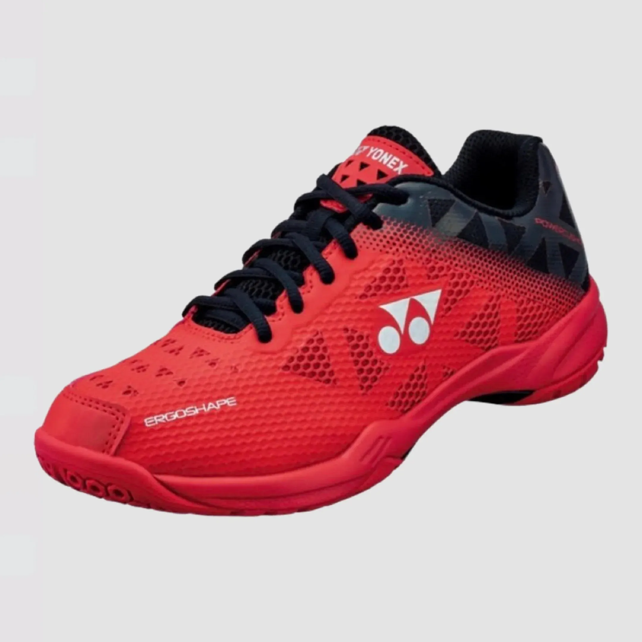 Yonex Power Cushion 50 Unisex Shoes (Black/Red) 2023